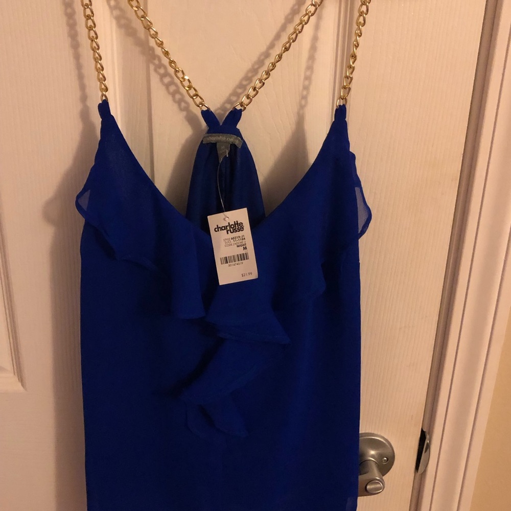 NWT - royal blue tank